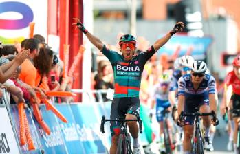 Sergio Higuita, ganador de la quinta etapa de la Vuelta al País Vasco FOTO GETTY