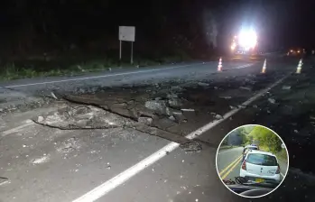 Un artefacto explosivo fue activado en el municipio de La Pintada, en Antioquia. FOTOS: Cortesía- redes sociales 