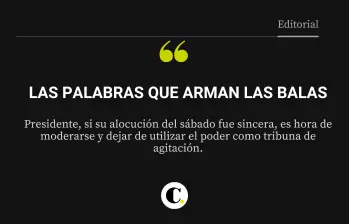 Las palabras que arman las balas