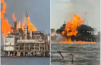 La explosión de una planta compresora operada por una empresa china y PDVSA afectó el frágil equilibrio de la capital petrolera de Venezuela. FOTO: Captura de video de redes sociales