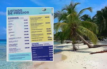 Los nuevos precios generan preocupación en los turistas locales. FOTO: Colprensa y captura redes sociales