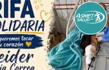 EPS traslada a Bogotá a Breider Murcia para evitar amputación tras presión internacional. Foto: redes sociales