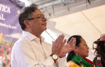 Gustavo Petro dio un polémico discurso en la clausura de la minga política y cultural del Cauca.