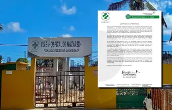 Se conocieron videos e imágenes del personal de los equipos básicos de salud (EBS) haciéndole campaña abiertamente al candidato del Pacto Histórico. La brigada trabaja en el hospital de Nazareth en La Guajira, intervenido por el Gobierno Petro. Foto: Redes sociales y Cortesía 