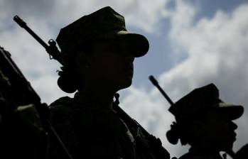 Mujeres militares. Foto: Colprensa - Mariano Vimos