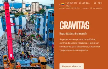 Gravitas funciona con datos provenientes de reportes ciudadanos, redes sociales, observaciones satelitales, entre otros recursos. FOTO: Cortesía.