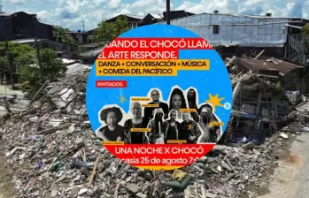 Artistas y representantes de la cultura del Pacífico se reunirán este martes 25 de agosto en La Pascasia, Medellín, durante “Una noche x Chocó”, un evento cuya recaudación será destinada a familias afectadas por las recientes tragedias. FOTO: Manuel Saldarriaga, One Inversión Social. 