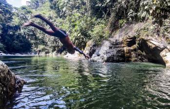 Río Melcocho es catalogado como el río más bonito de Antioquia y hoy hace parte de una disputa limítrofe. Foto: Julio César Herrera Echeverri