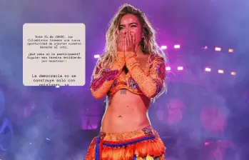 Karol G utilizó sus redes sociales para invitar a los colombianos a participar en la segunda vuelta presidencial del 21 de junio y recordó que las decisiones tomadas en las urnas tienen efectos que perduran durante años. FOTO: Getty Images, captura de pantalla @Karolg vía Instagram. 