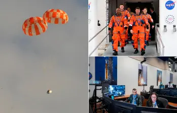 Todo listo para la llegada de la nave Orión este viernes 10 de abril. FOTOS Cortesía Nasa