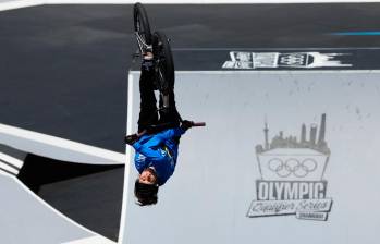 Queen Saray Villegas (Buga, Valle del Cauca, 21 años), es la primera colombiana que compite en el BMX Freestyle en unos Juegos Olímpicos. Ese deporte hace parte del programa desde Tokio 2021. FOTO GETTY