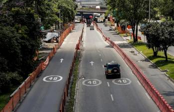 La última vez que se celebró el Día sin Carro en Medellín fue en el 2019. En ese momento, aún se ejecutaban obras de Parques del Río. FOTO: JAIME PÉREZ