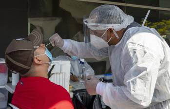 Las pruebas PCR fueron muy populares durante la pandemia para determinar de forma rápida quien era víctima del covid. Foto: EL COLOMBIANO