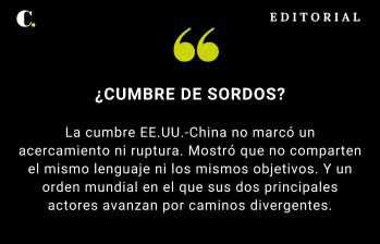 ¿Cumbre de sordos?