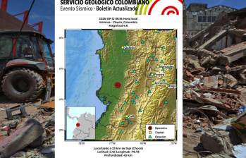 El temblor de magnitud 4,6 se sintió en varias poblaciones de Chocó y Valle del Cauca. Fotos: Manuel Saldarriaga y SGC