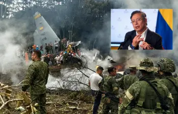 68 militares murieron tras el accidente del avión en el que se desplazaban en zona de Puerto Leguízamo. Foto: AFP y Presidencia