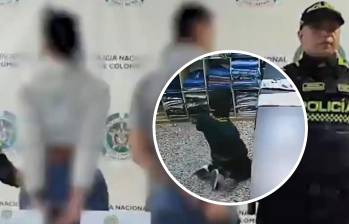 Cámaras de seguridad registraron al niño de 12 años ingresando a un establecimiento comercial en Patio Bonito, Bogotá, durante el hurto. Foto: Policía Nacional / Captura de video