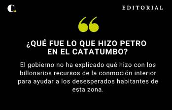 ¿Qué fue lo que hizo Petro en el Catatumbo?