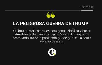La peligrosa guerra de Trump