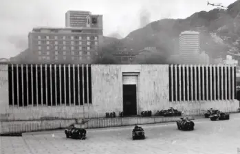 Cerca de 100 personas murieron de manera violenta en el Palacio de Justicia en noviembre de 1985. Foto: Colprensa
