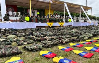 En medio de la crisis que se vive en la región del Catatumbo, el Ejército destruyó más de 2 mil artefactos explosivos. FOTO: Colprensa