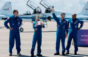Un equipo multidisciplinario conformado por cuatro astronautas y una mascota llamada Rise viajarán a la Luna en la misión Artemis II. Fotos: Getty