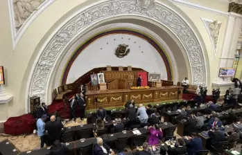 Posesión de la nueva Asamblea Nacional venezolana. Foto: tomada de redes sociales.
