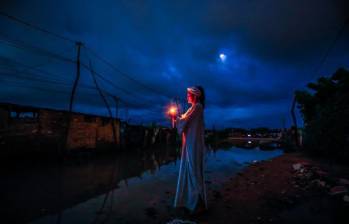 La población de Maicao, en La Guajira, está dentro del 3% de la población que no tiene acceso a energía eléctrica. Foto: Andrés Camilo Suárez Echeverry
