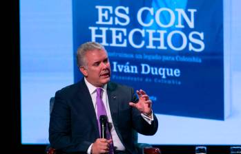 El expresidente colombiano tiene 46 años y hay expectativas sobre su futuro ahora que ya no es mandatario del país. FOTO: TOMADA DE TWITTER @IvanDuque