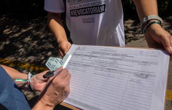 La certificación de las firmas de apoyo ciudadano ya cuentan con certificación. FOTO Camilo Suárez