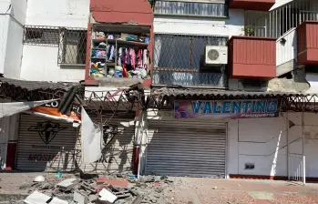 Edificios colapsados en Cali. Foto: El Colombiano