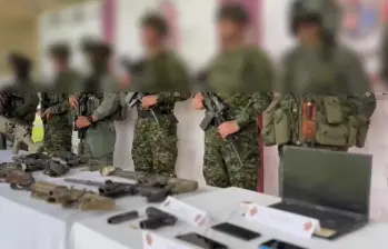 Contundente golpe del Ejército a las disidencias de Farc bajo la estructura Jaime Martínez, en Cauca. FOTO: Ejército Nacional