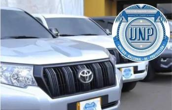 El director de la UNP señaló a congresistas y exfuncionarios de alto nivel del gobierno Petro de no devolver las camionetas. Foto: UNP.