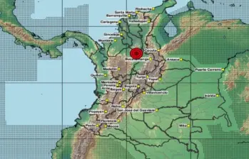 Temblor en Colombia. FOTO: SGC