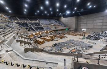 Platea será la ubicación de abajo y arriba están las secciones VIP con las suites y el tercer piso. Desde cada lugar se verá bien el escenario. FOTO Camilo Suárez