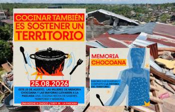 La Pascasia será escenario este martes de una jornada que reunirá comida, música y danza para apoyar a familias chocoanas afectadas por las recientes emergencias en el departamento. Foto: La Pascasia / Manuel Saldarriaga