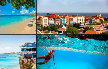 Planes, arquitectura y un mar de muchos colores, así es Curazao, destino turístico del Caribe. FOTOS Cortesía