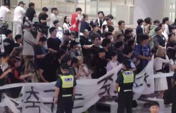 La selección de Corea del Sur fue abucheada por los hinchas tras su derrota en el Mundial. Foto: captura de video
