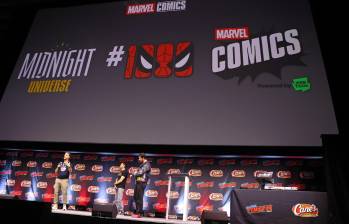 El elenco de VisionQuest y otros títulos de Marvel Television y Marvel Animation participó en un panel especial de la New York Comic-Con 2026, donde se anunciaron series nuevas y fechas de estreno para Disney+. FOTO Getty Images for Disney