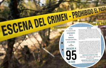 Policía revela vínculos judiciales de los cuatro asesinados. Foto: Getty / Indepaz