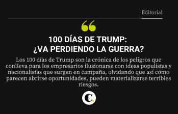 100 días de Trump: ¿va perdiendo la guerra?