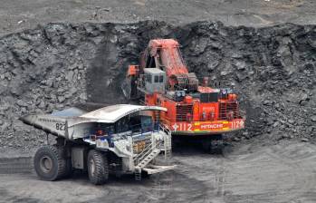 La producción de carbón en Colombia cayó a 53,9 millones de toneladas en 2025, el nivel más bajo en dos décadas, en contraste con el repunte global del mineral. FOTO EL COLOMBIANO