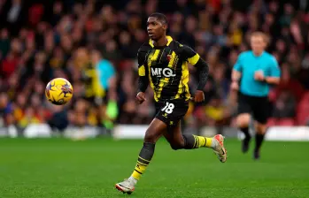 Yáser Asprilla causó sensación en Inglaterra gracias a sus condiciones técnica con el balón. FOTO: GETTY