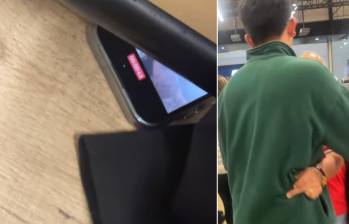 Leidy Camargo denunció en su cuenta de Instagram que un joven la grabó en el probador de una tienda. FOTO: Capturas de video