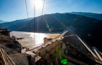 Según XM el volumen útil diario de la represa de Ituango, el fin de semana, era 57,34%. FOTO Esneyder Gutiérrez
