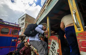 Imagen de referencia de un grupo de desplazados en Antioquia. Foto: Andrés Camilo Suárez Echeverry.