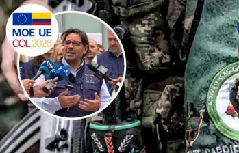 Misión de Observación Electoral de la Unión Europea en Colombia (MOE-UE) durante el seguimiento a las elecciones presidenciales, en medio de alertas por la influencia de grupos armados en el proceso electoral. Foto: MOE-UE / Registraduría