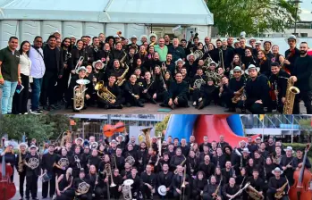 La Banda Sinfónica de Sabaneta se coronó campeona en el World Music Contest (WMC) 2026 de Países BajosFoto: Cortesía