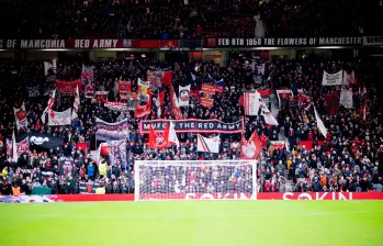 Los aficionados del Manchester United piden hace varios años que su equipo recupere el protagonismo que tuvo en los primeros años del 2000. No son campeones en Inglaterra desde 2013. Foto: tomada del x de @ManUtd_Es