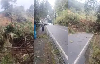 La emergencia causó cierre total y se estiman grandes traumatismos de movilidad en la zona sur de la ciudad. FOTO: CORTESÍA